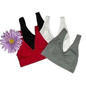 Rhonda Shear Original Ahh Bra Set of 4 Size SMALL